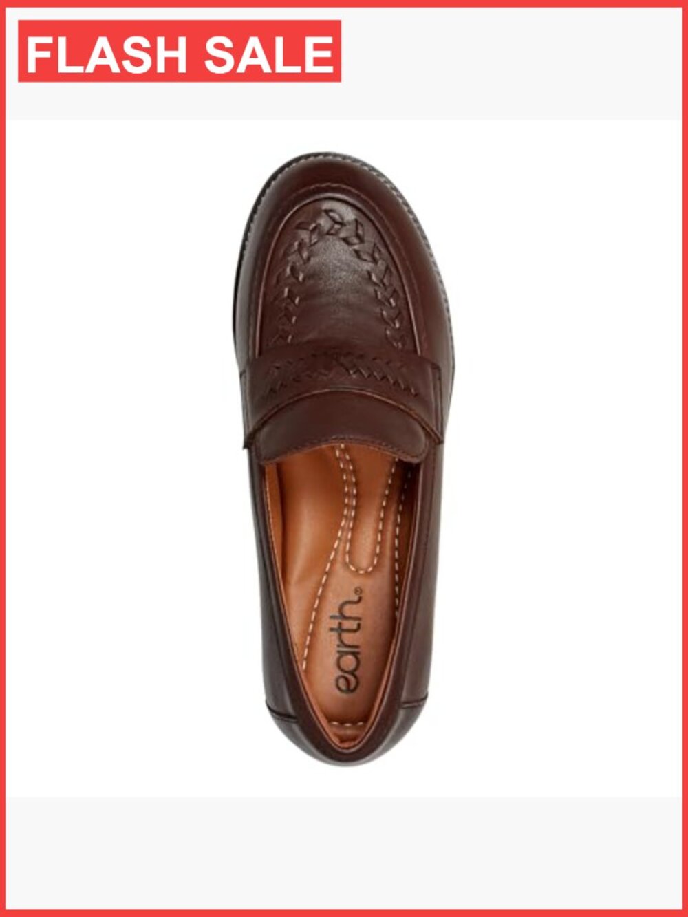 Women's Leather Loafer with Arch Support, Cushioned Heel Tab - Picture 5 of 6